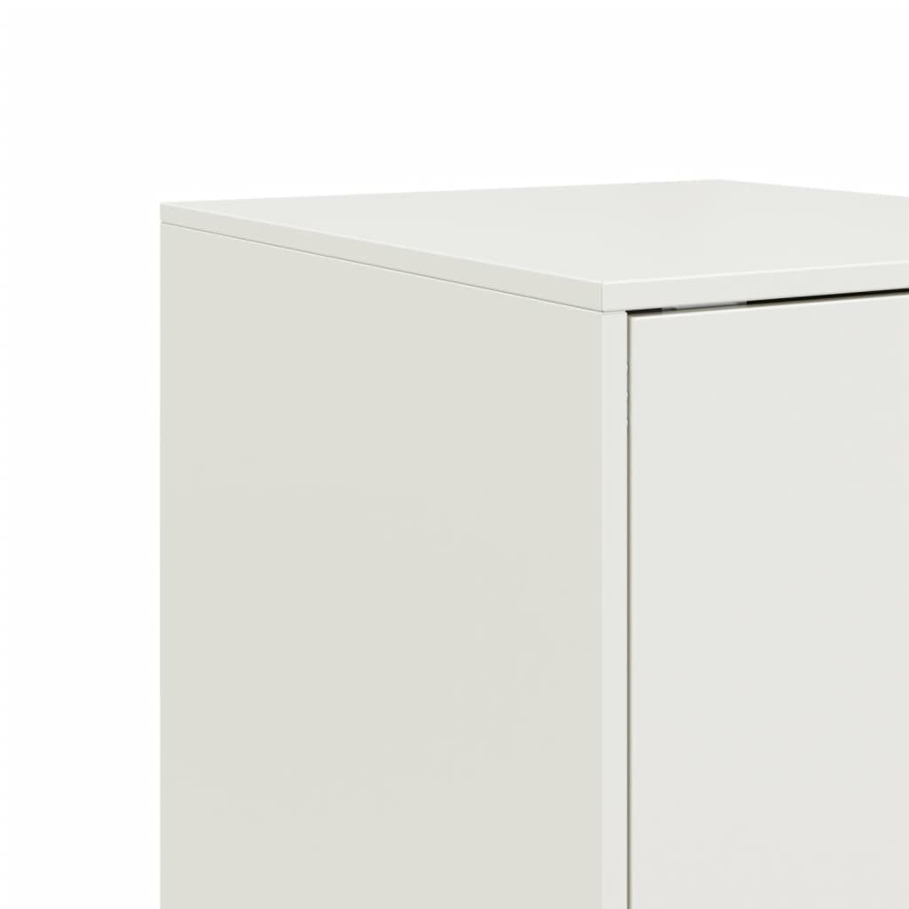Buffet blanc 34,5x39x107 cm acier - XIOS