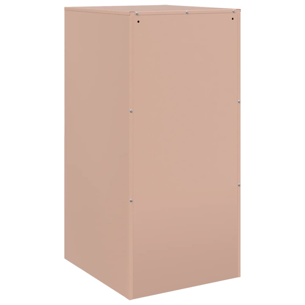 Buffet rose 34,5x39x73 cm acier - XIOS
