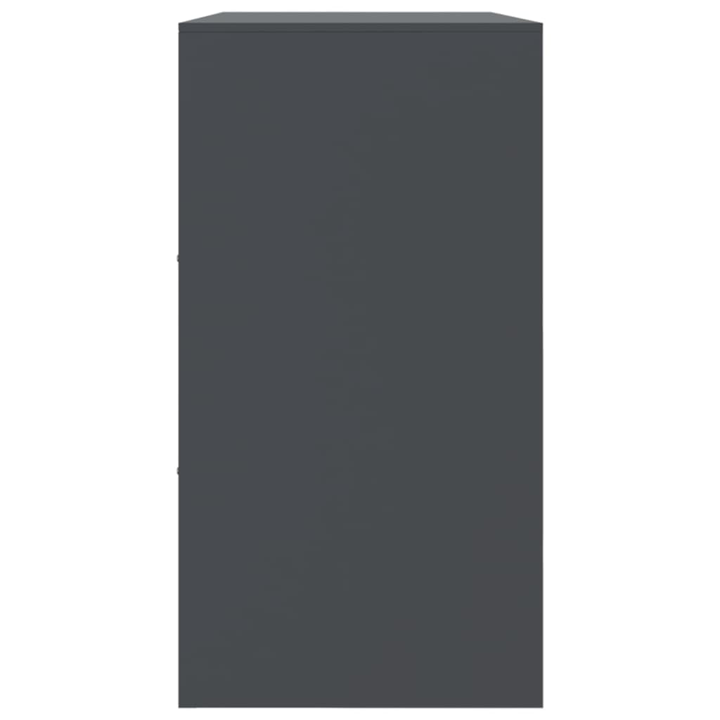 Buffet anthracite 99x39x73 cm acier - XIOS