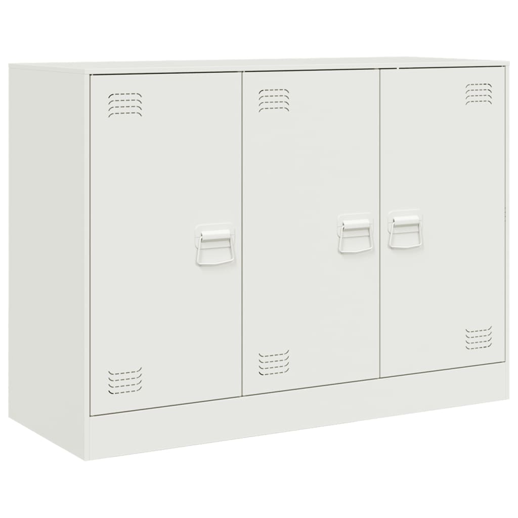 Buffet blanc 99x39x73 cm acier - XIOS