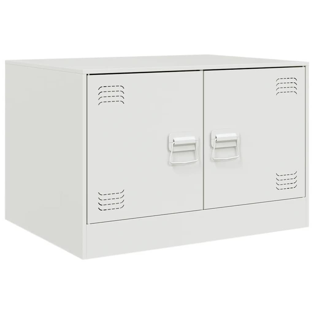 Table basse blanc 67x50x44 cm acier - XIOS