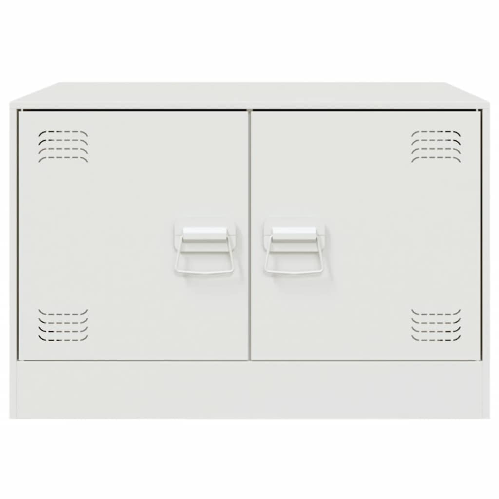 Table basse blanc 67x50x44 cm acier - XIOS