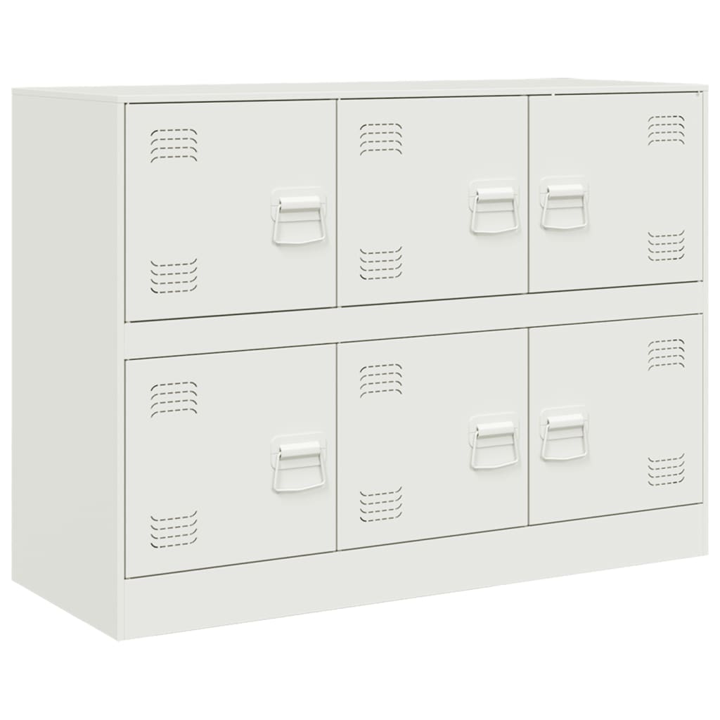 Buffet blanc 99x39x73 cm acier - XIOS