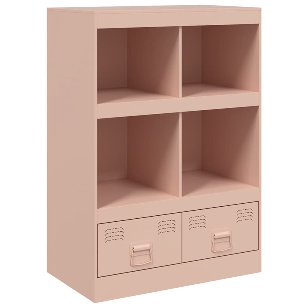 Buffet haut rose 67x39x95 cm acier - XIOS