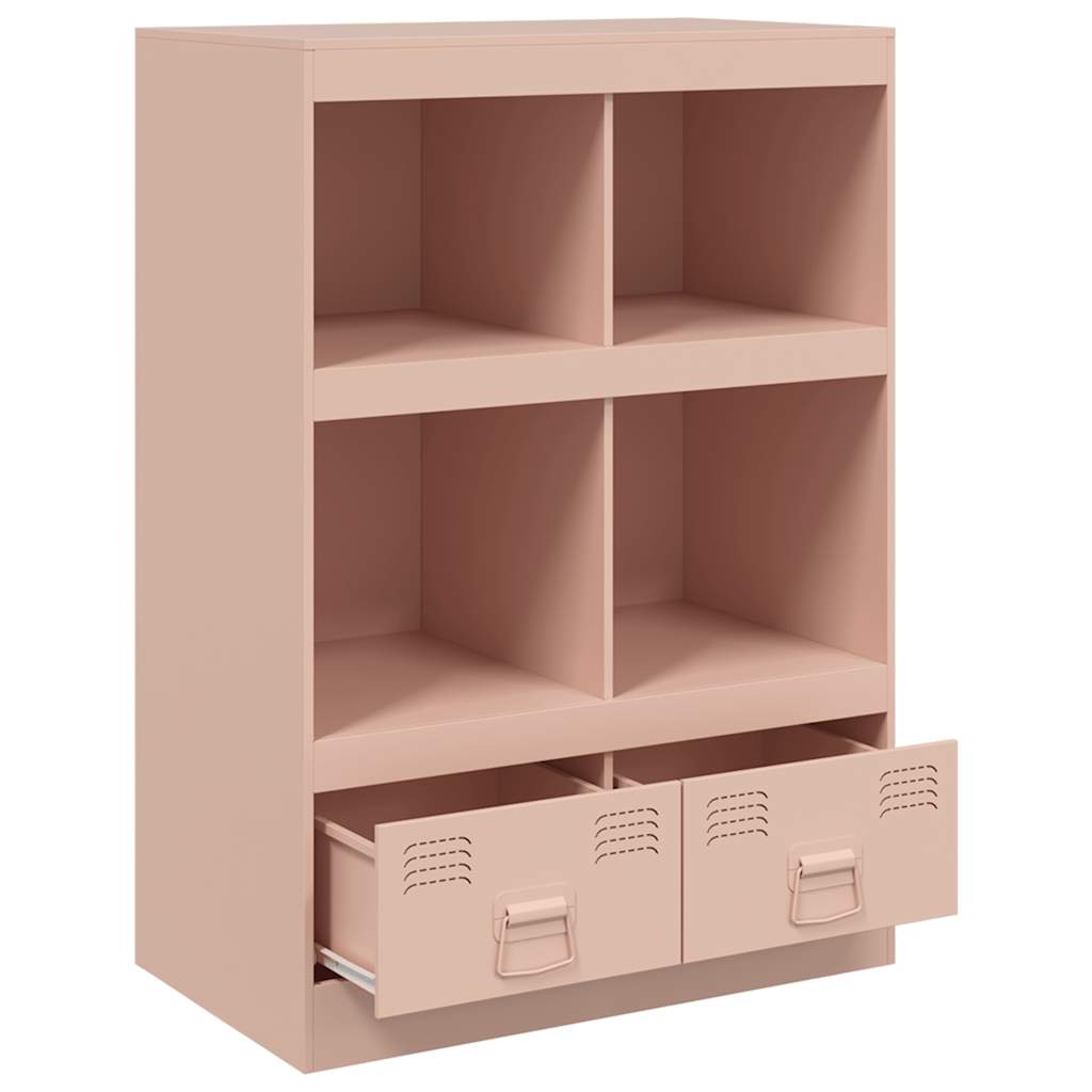 Buffet haut rose 67x39x95 cm acier - XIOS