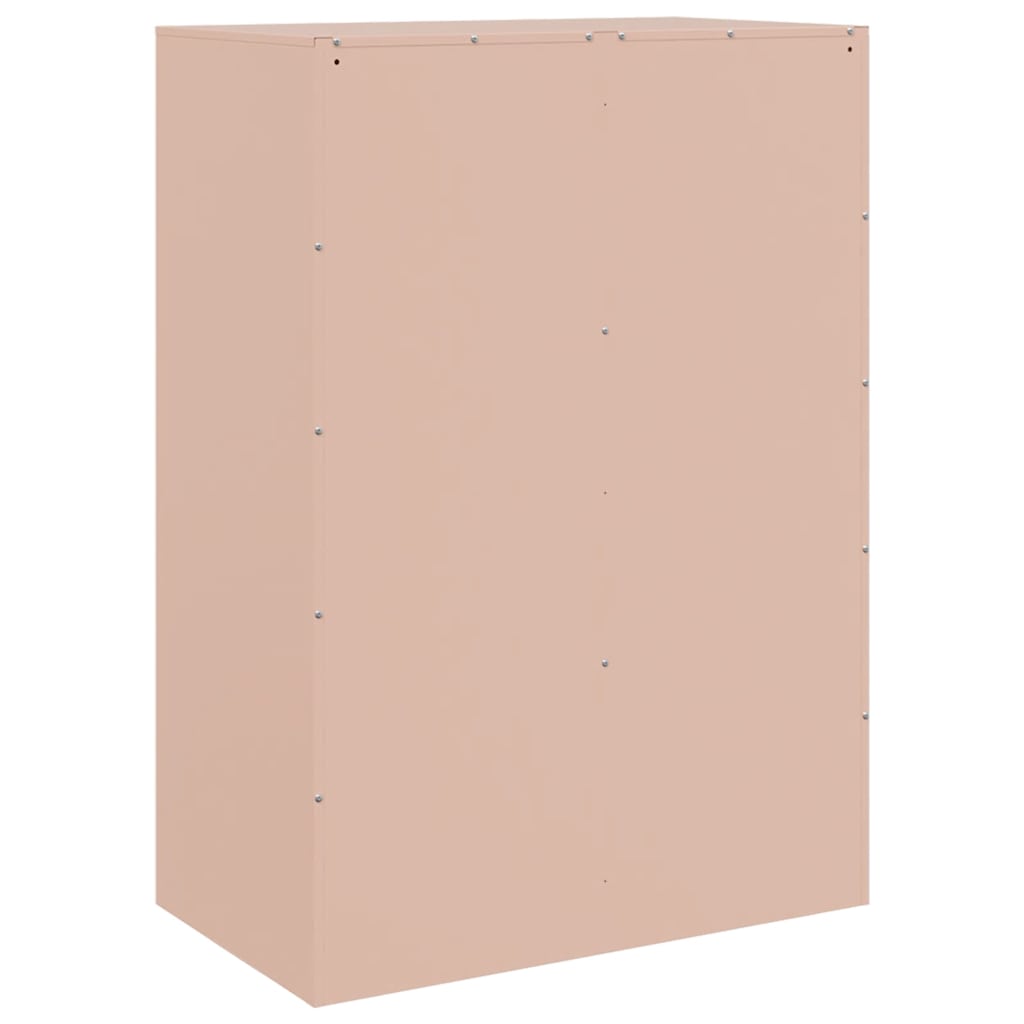 Buffet haut rose 67x39x95 cm acier - XIOS