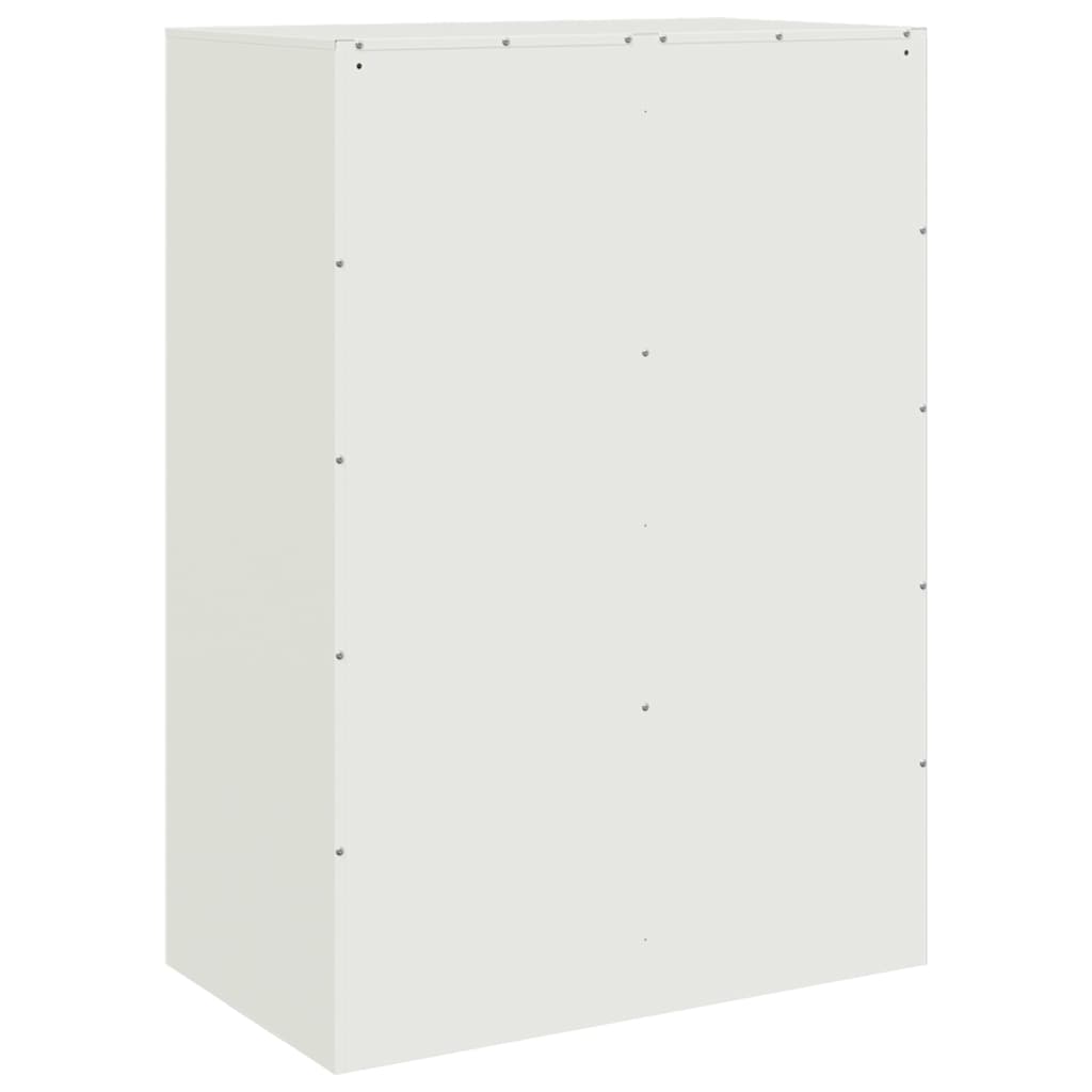 Buffet haut blanc 67x39x95 cm acier - XIOS