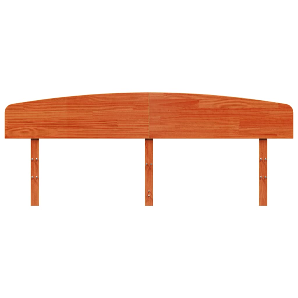Tête de lit cire marron 200 cm bois massif de pin - XIOS