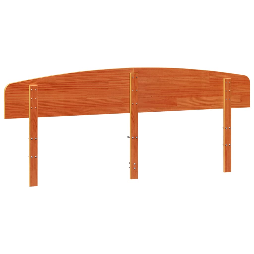 Tête de lit cire marron 180 cm bois massif de pin - XIOS