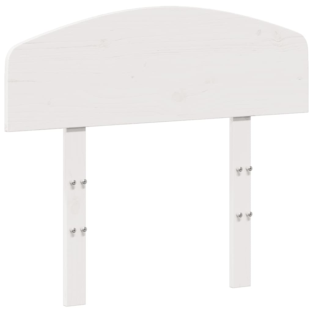 Tête de lit blanc 90 cm bois massif de pin - XIOS