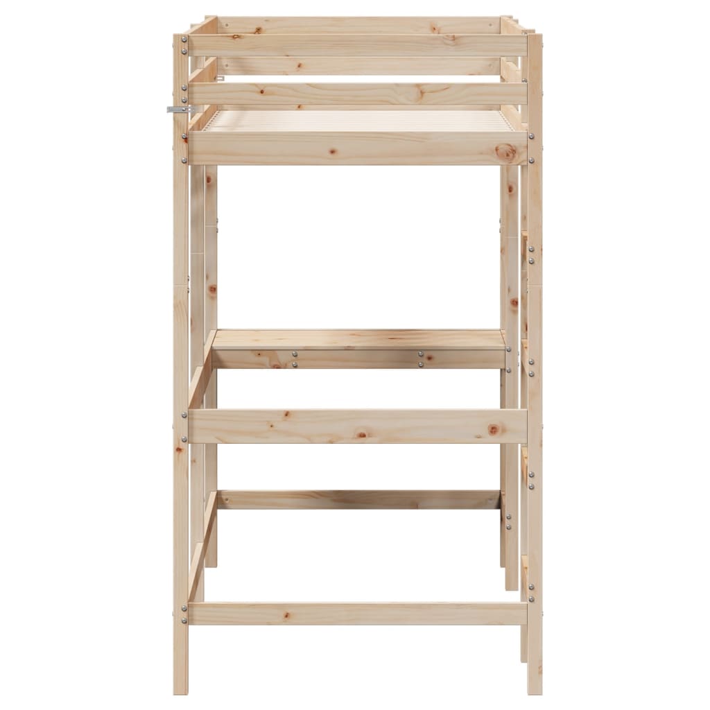 Lit superposé sans matelas 100x200 cm bois massif de pin - XIOS