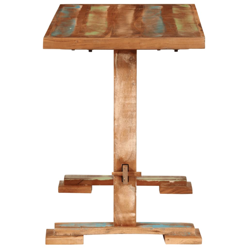 Table à manger 110x55x78 cm bois massif de récupération - XIOS
