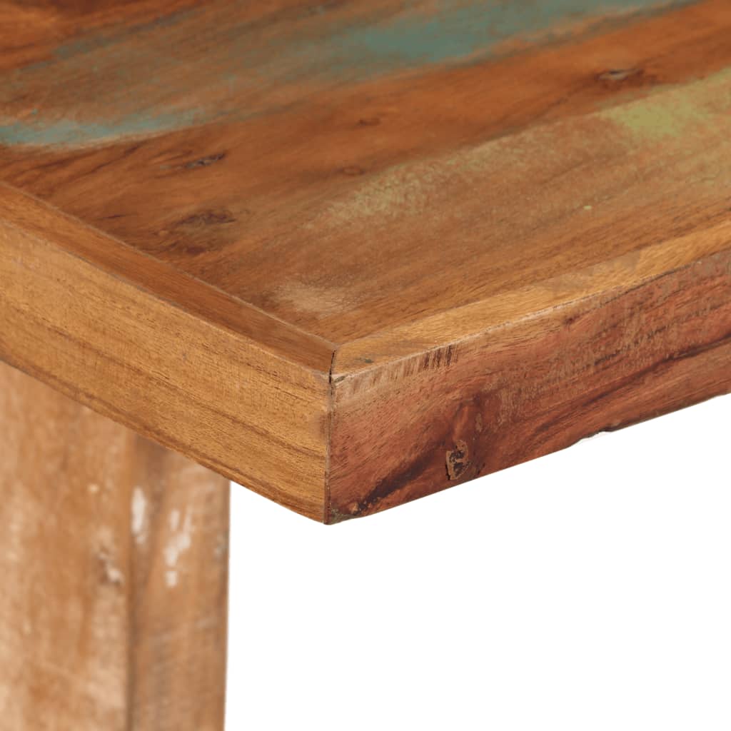 Table à manger 110x55x78 cm bois massif de récupération - XIOS