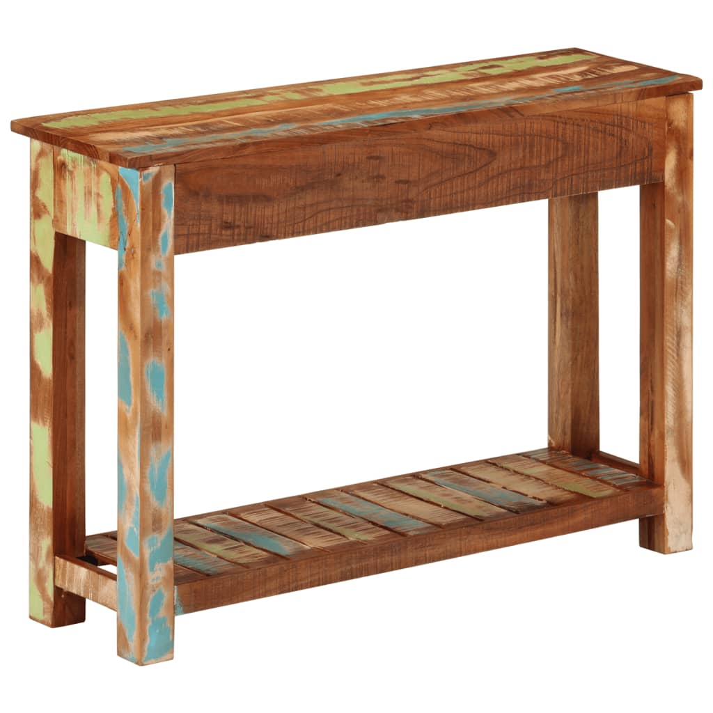 Table console 110x30x76 cm Bois massif de récupération - XIOS