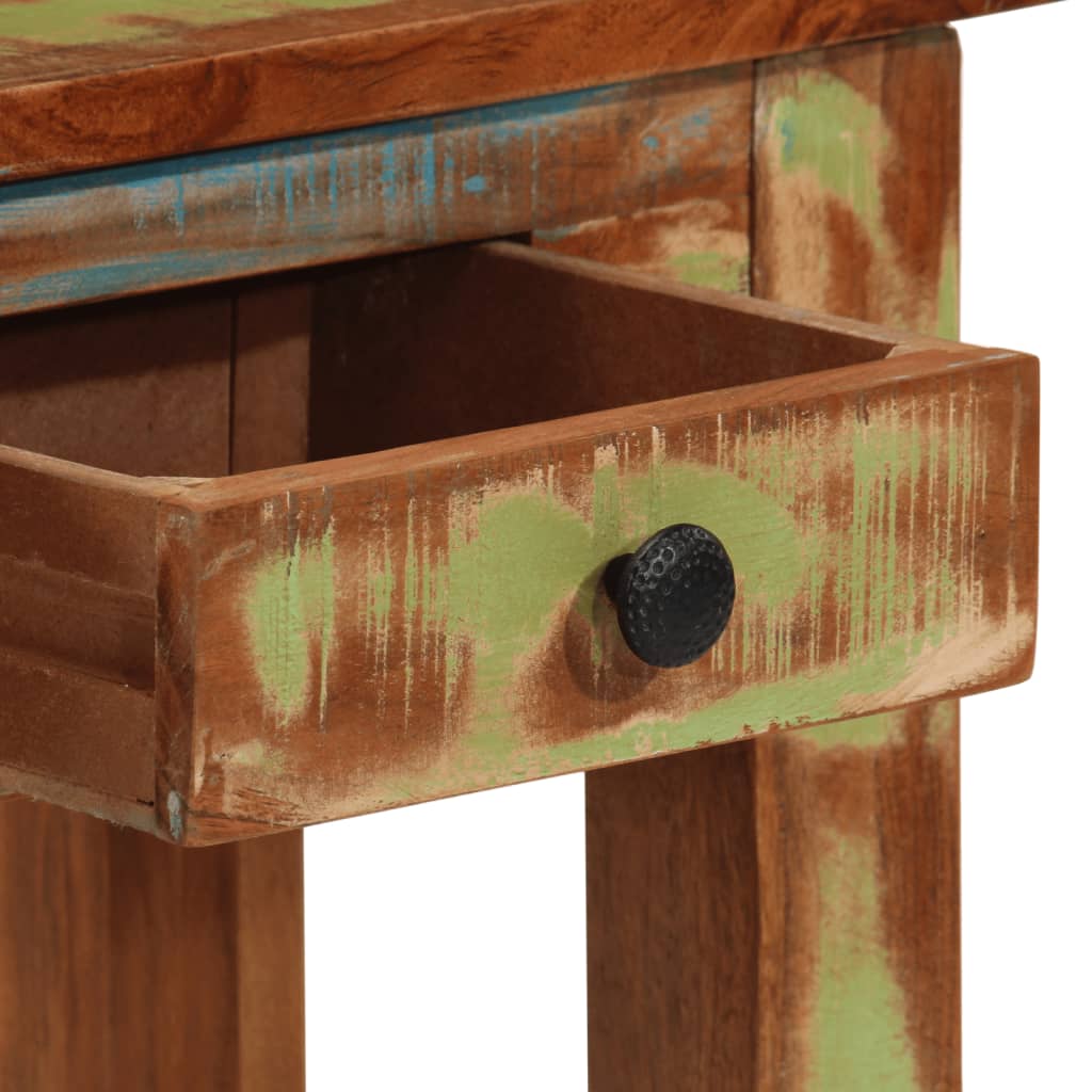 Table console 110x30x76 cm Bois massif de récupération - XIOS