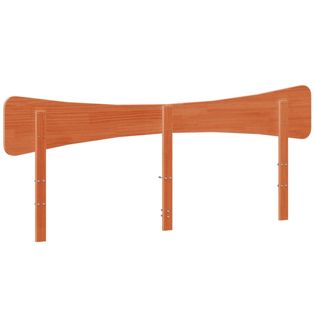 Tête de lit cire marron 200 cm bois massif de pin - XIOS