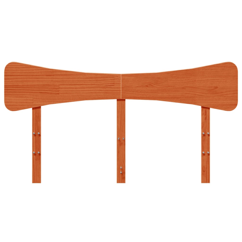 Tête de lit cire marron 160 cm bois massif de pin - XIOS