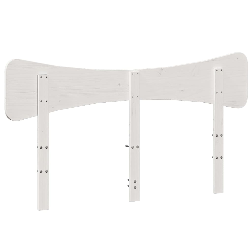 Tête de lit blanc 150 cm bois massif de pin - XIOS