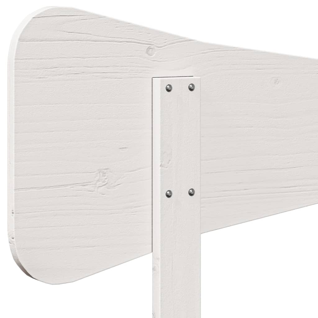Tête de lit blanc 150 cm bois massif de pin - XIOS