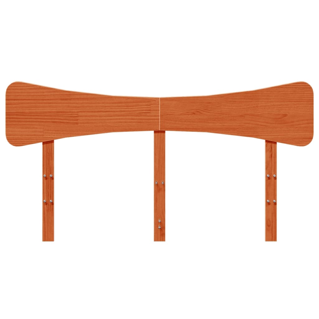 Tête de lit cire marron 150 cm bois massif de pin - XIOS