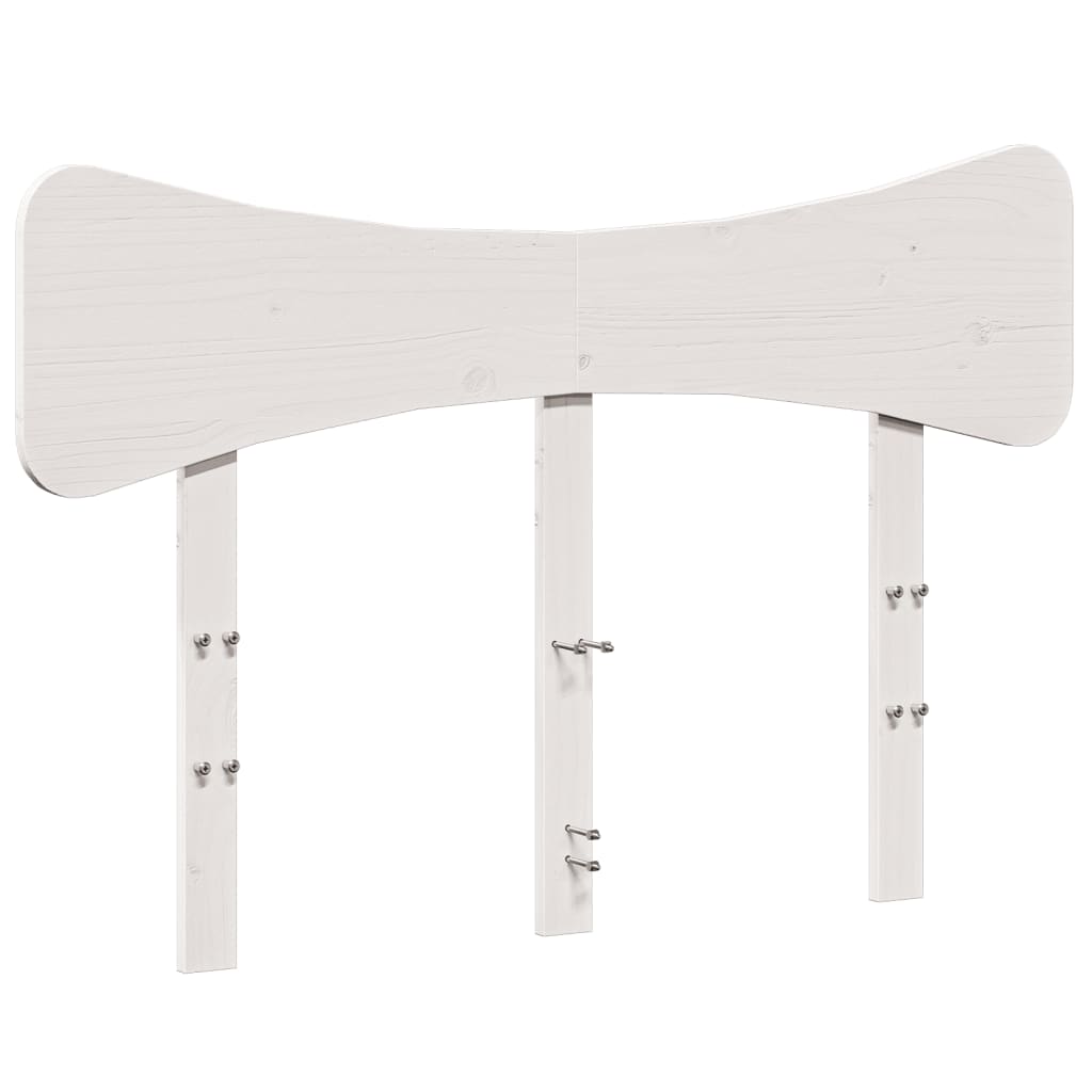 Tête de lit blanc 135 cm bois massif de pin - XIOS