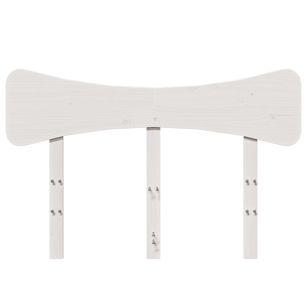 Tête de lit blanc 135 cm bois massif de pin - XIOS