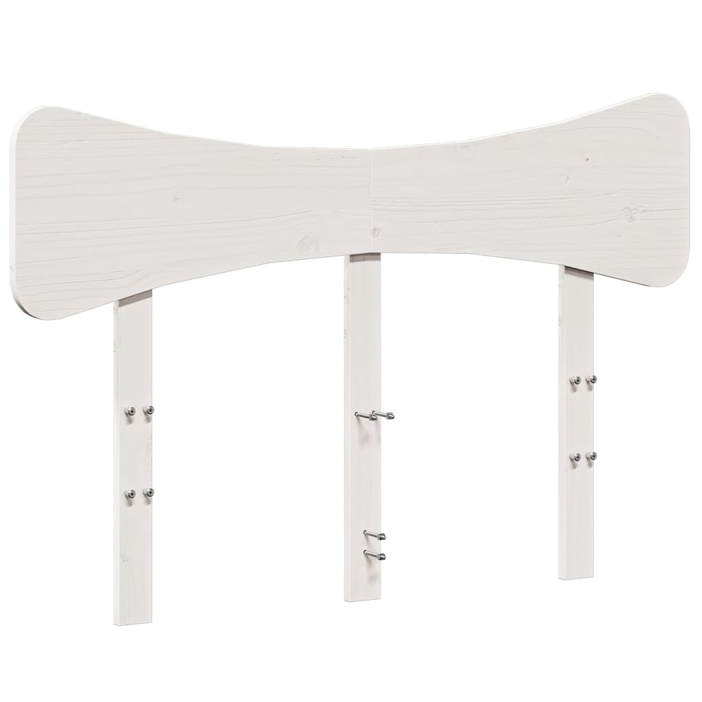 Tête de lit blanc 120 cm bois massif de pin - XIOS