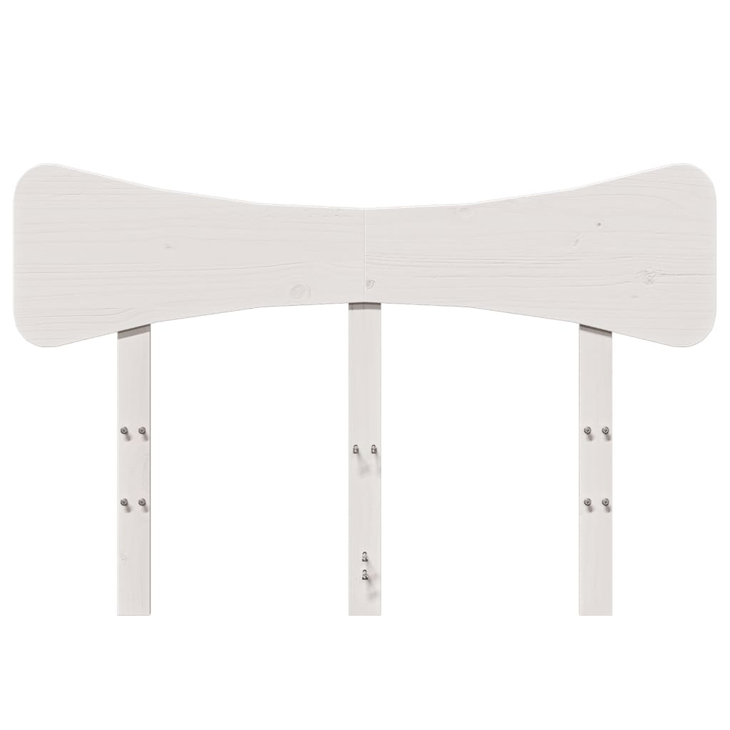 Tête de lit blanc 120 cm bois massif de pin - XIOS
