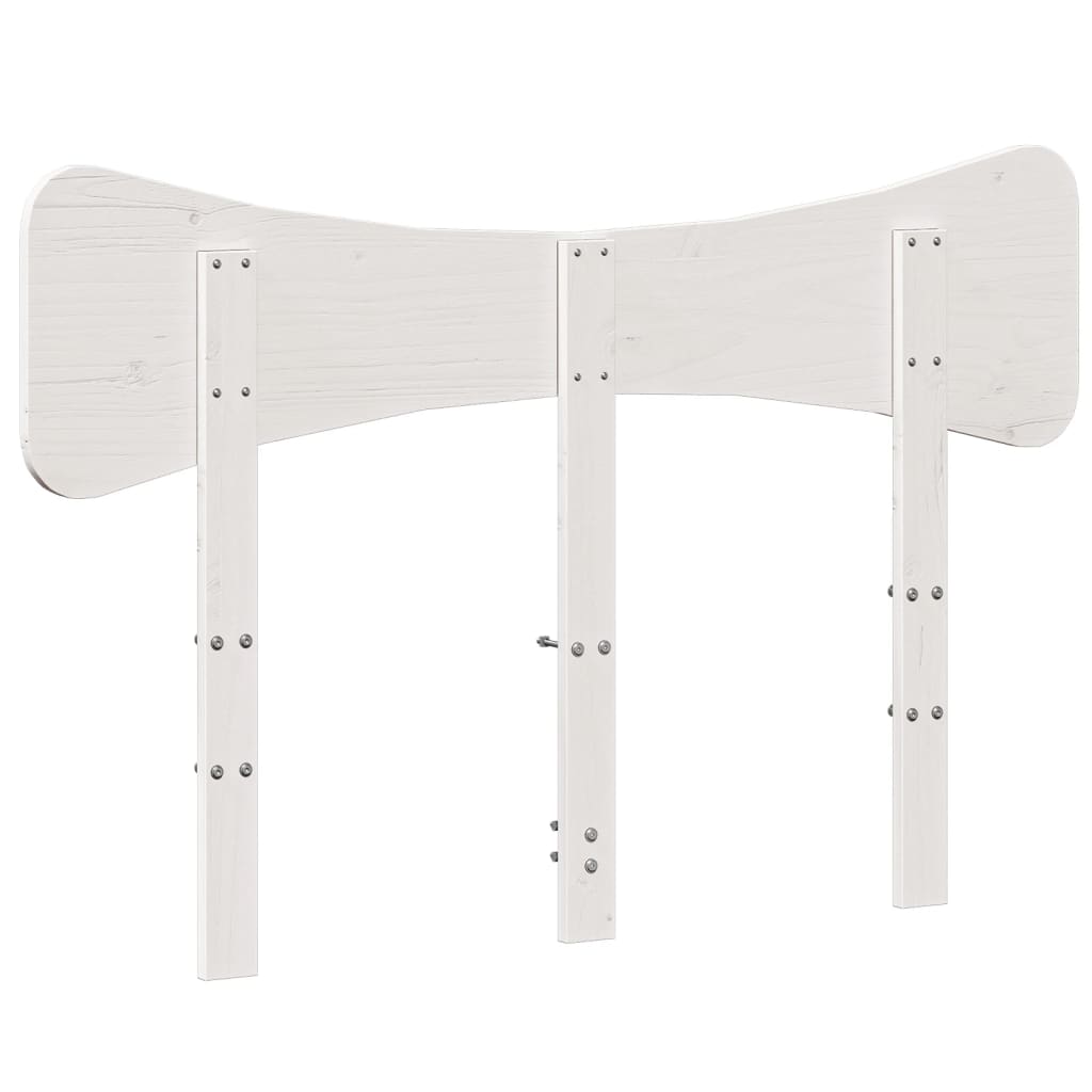 Tête de lit blanc 120 cm bois massif de pin - XIOS