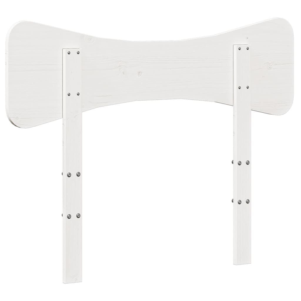 Tête de lit blanc 100 cm bois massif de pin - XIOS