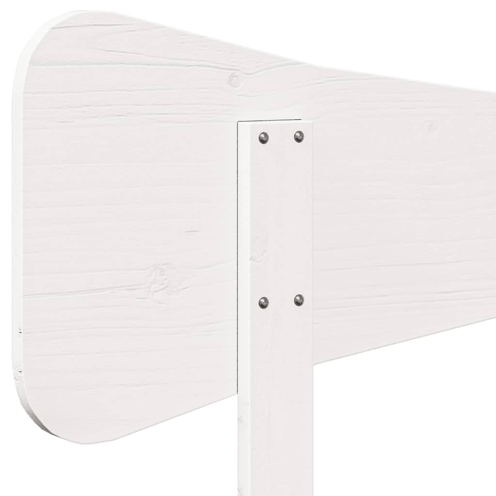 Tête de lit blanc 100 cm bois massif de pin - XIOS