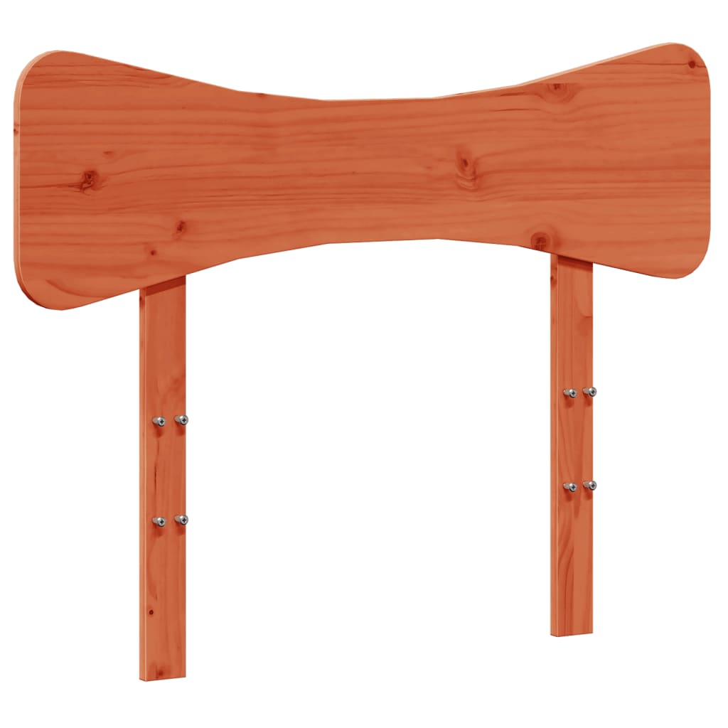 Tête de lit cire marron 75 cm bois massif de pin - XIOS