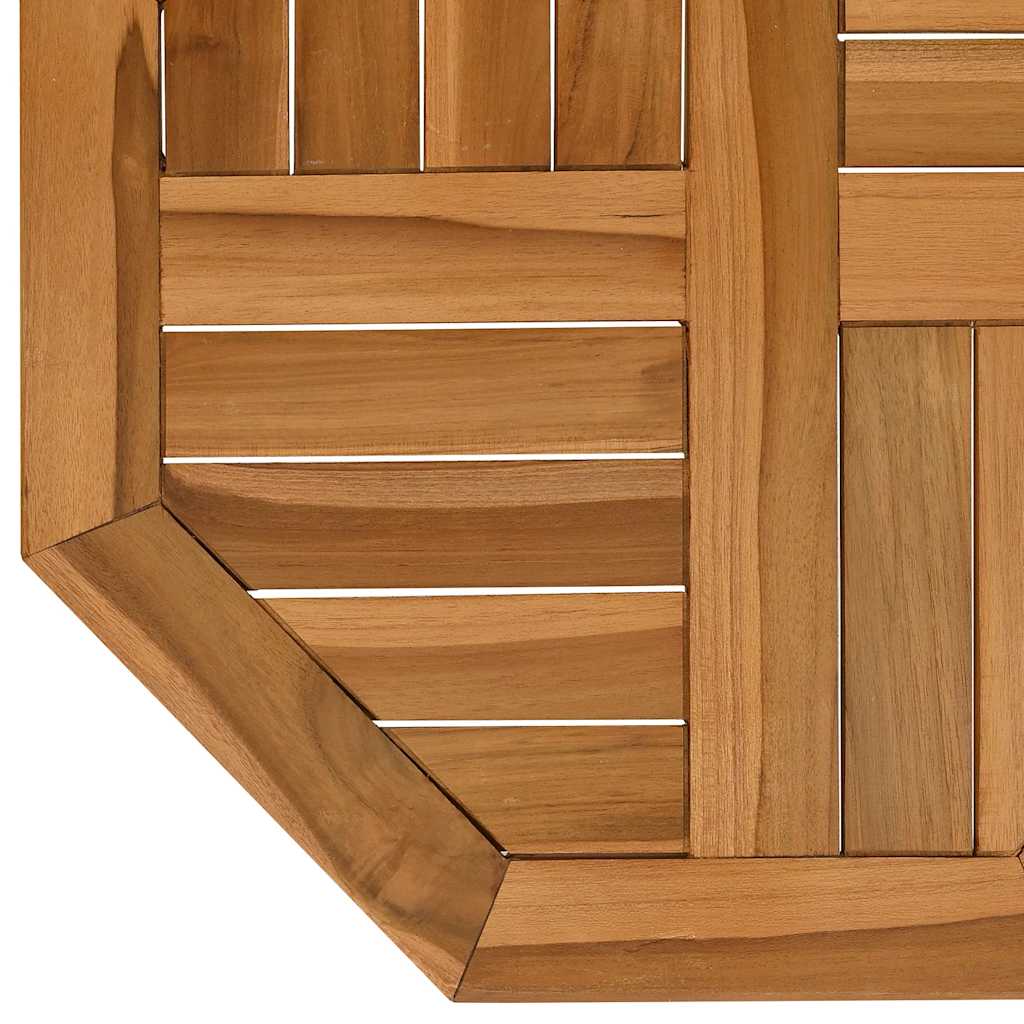 Dessus de table 50x50x2,5 cm octogonal bois de teck massif - XIOS