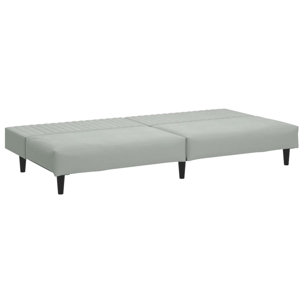 Ensemble de canapés 2 pcs gris clair velours - XIOS