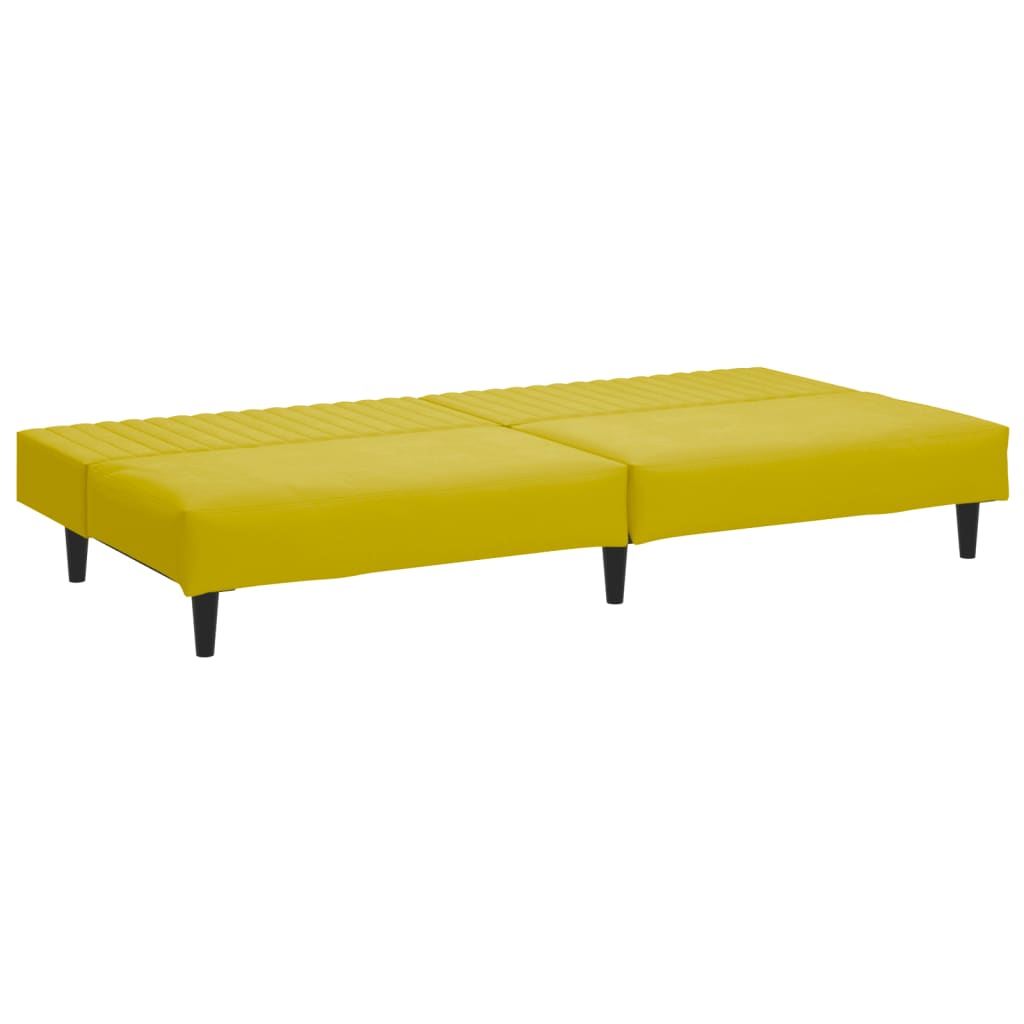 Ensemble de canapés 2 pcs jaune velours - XIOS
