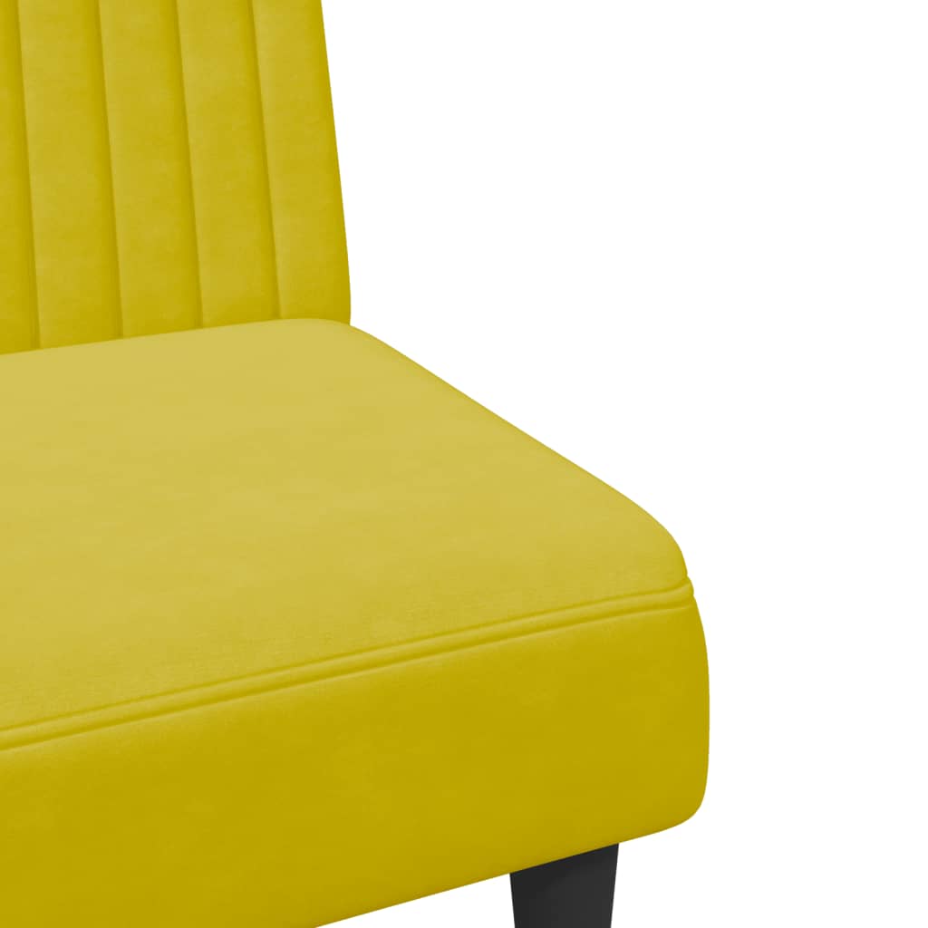 Ensemble de canapés 2 pcs jaune velours - XIOS
