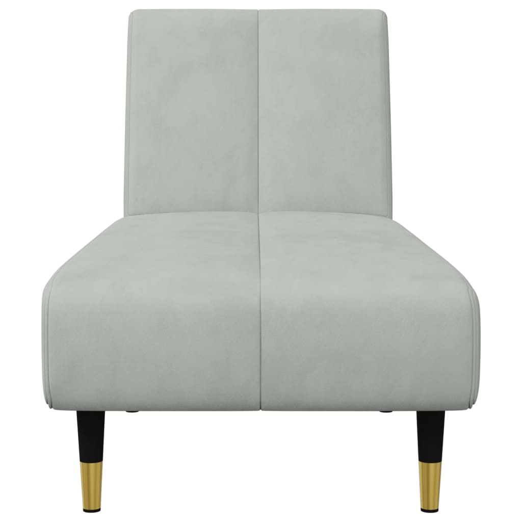 Ensemble de canapés 2 pcs gris clair velours - XIOS