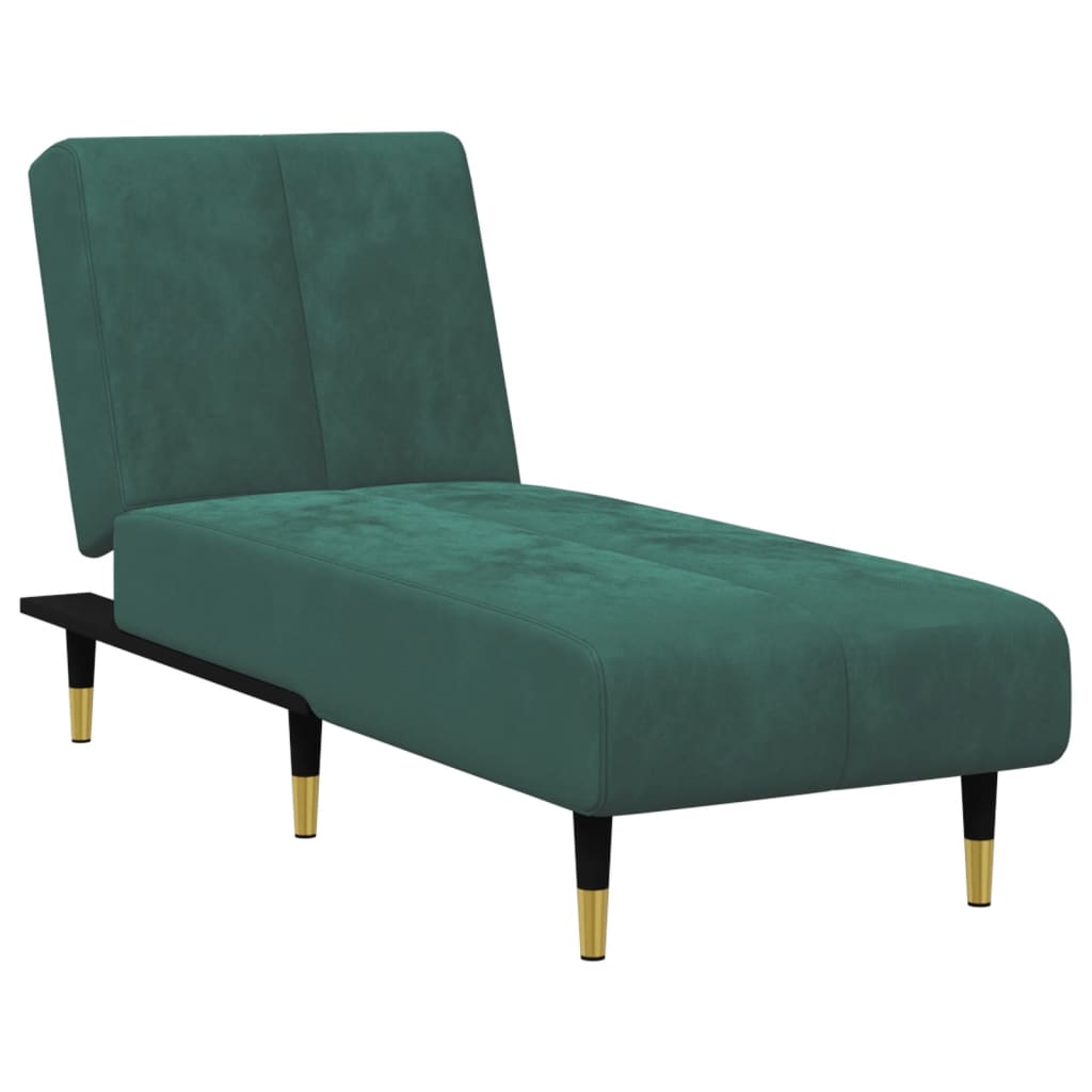 Ensemble de canapés 2 pcs vert foncé velours - XIOS