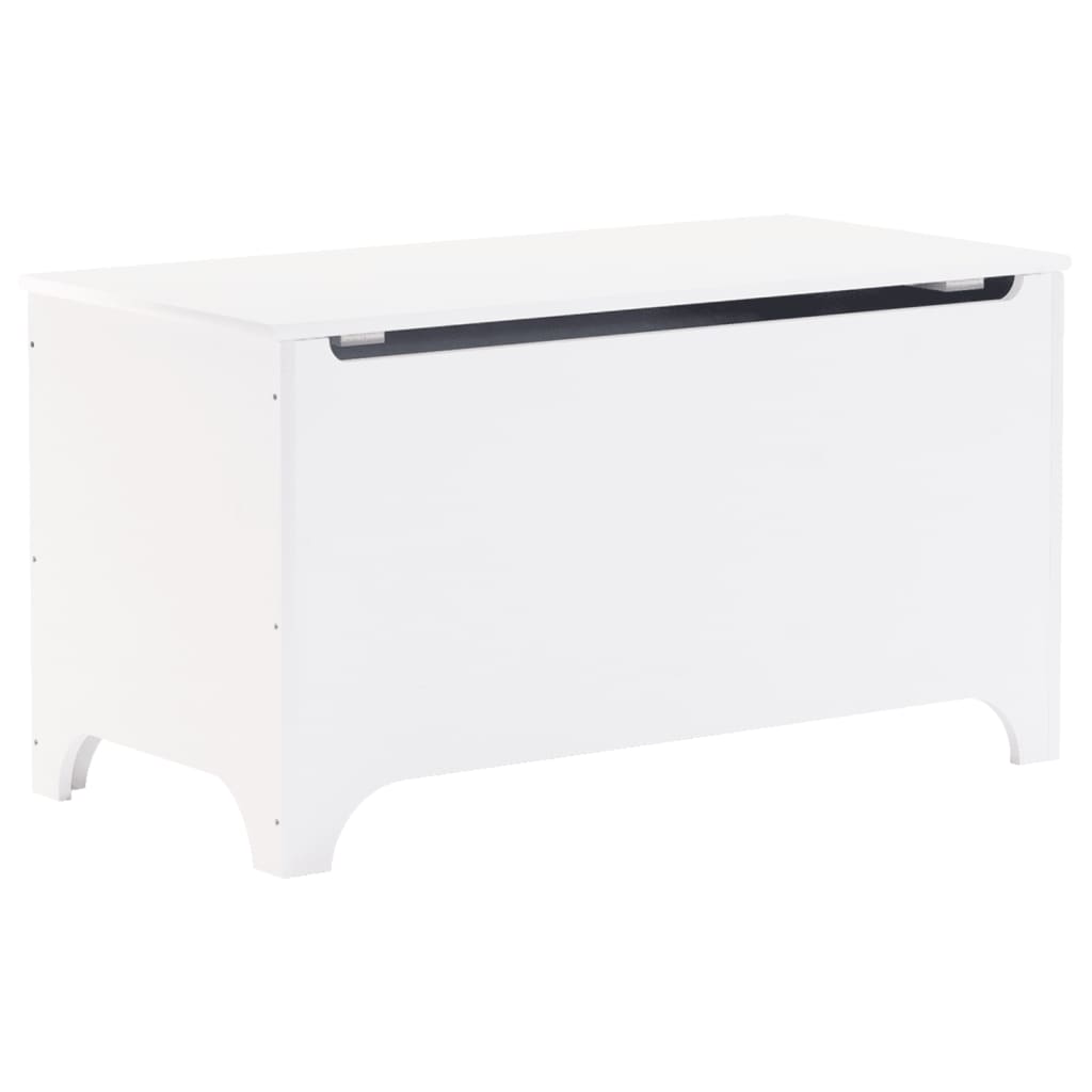 Boîte de rangement avec couvercle RANA blanc bois massif de pin Coffres de rangement vidaXL