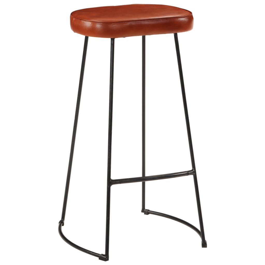 Ensemble de bar 7 pcs bois de manguier brut massif et métal - XIOS