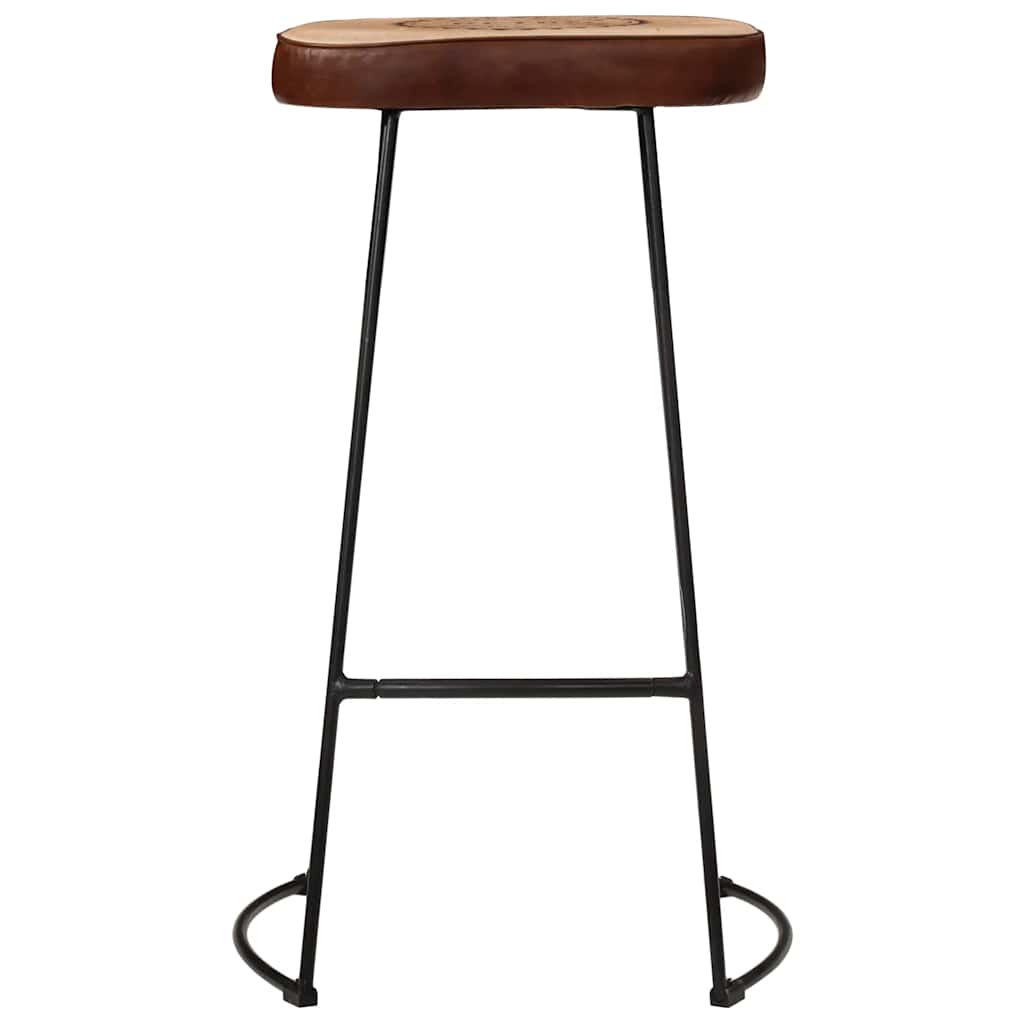 Ensemble de bar 7 pcs bois de manguier brut massif et métal - XIOS