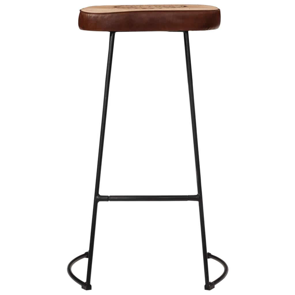 Ensemble de bar 5 pcs bois de manguier brut massif et métal - XIOS