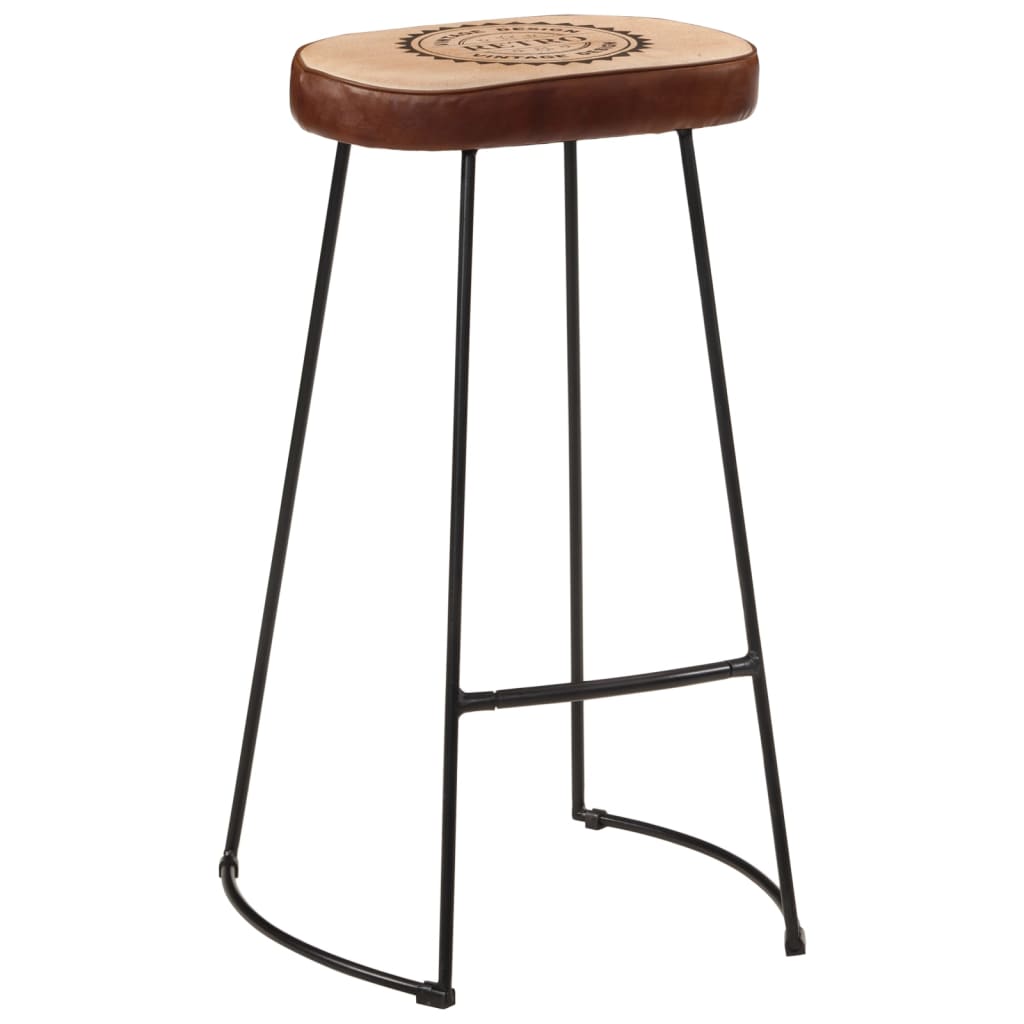 Ensemble de bar 3 pcs bois de manguier brut massif et métal - XIOS