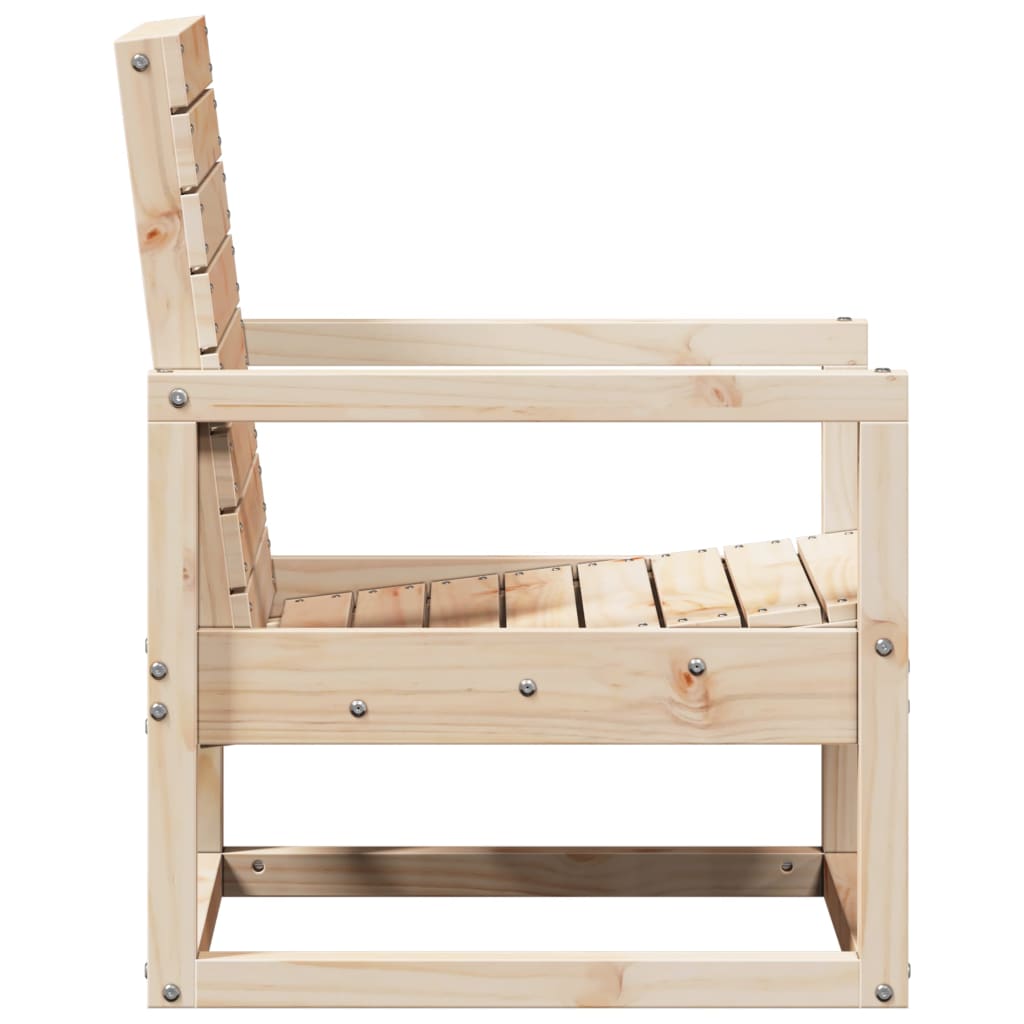 Salon de jardin 3 pcs bois massif de pin - XIOS