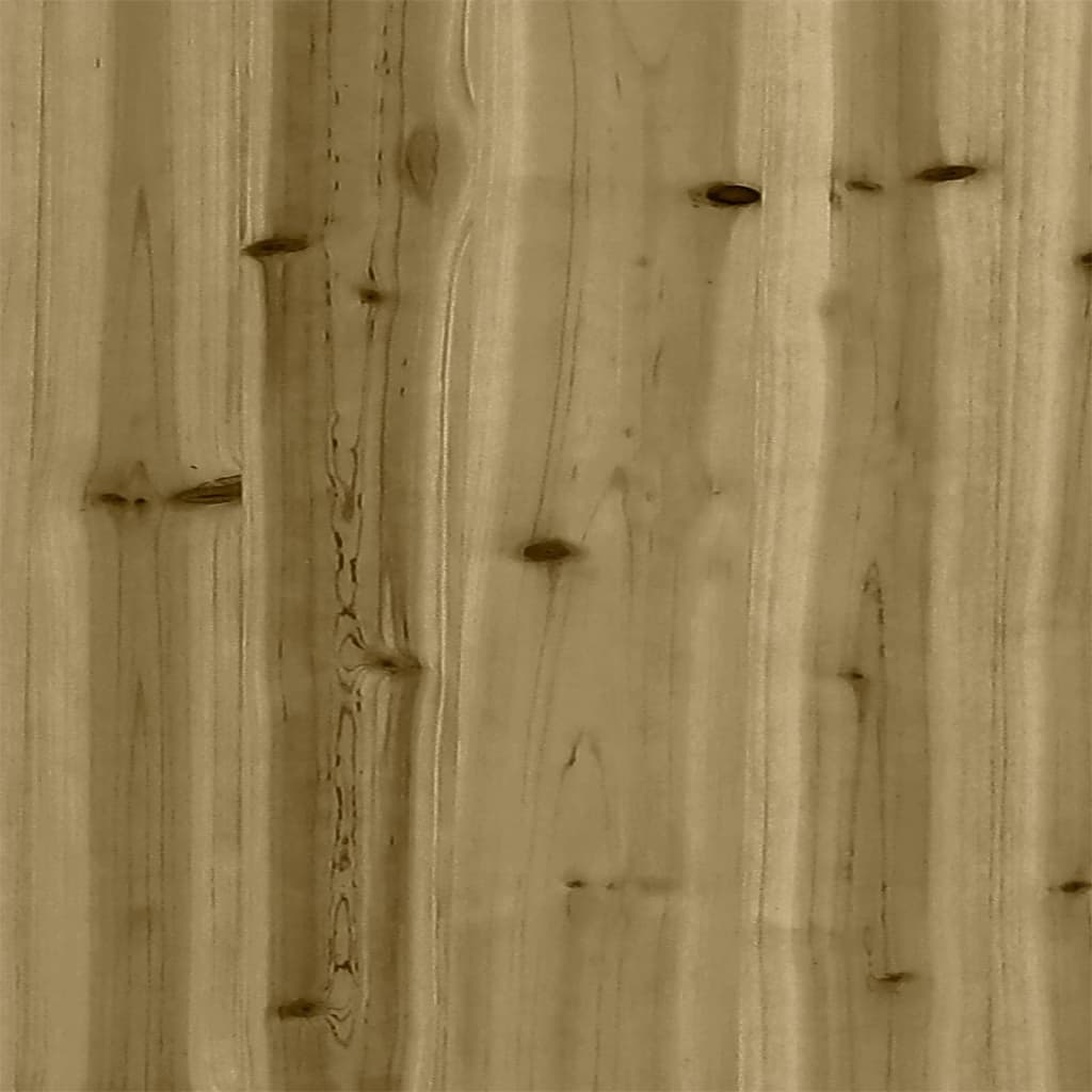 Salon de jardin 3 pcs bois de pin imprégné - XIOS