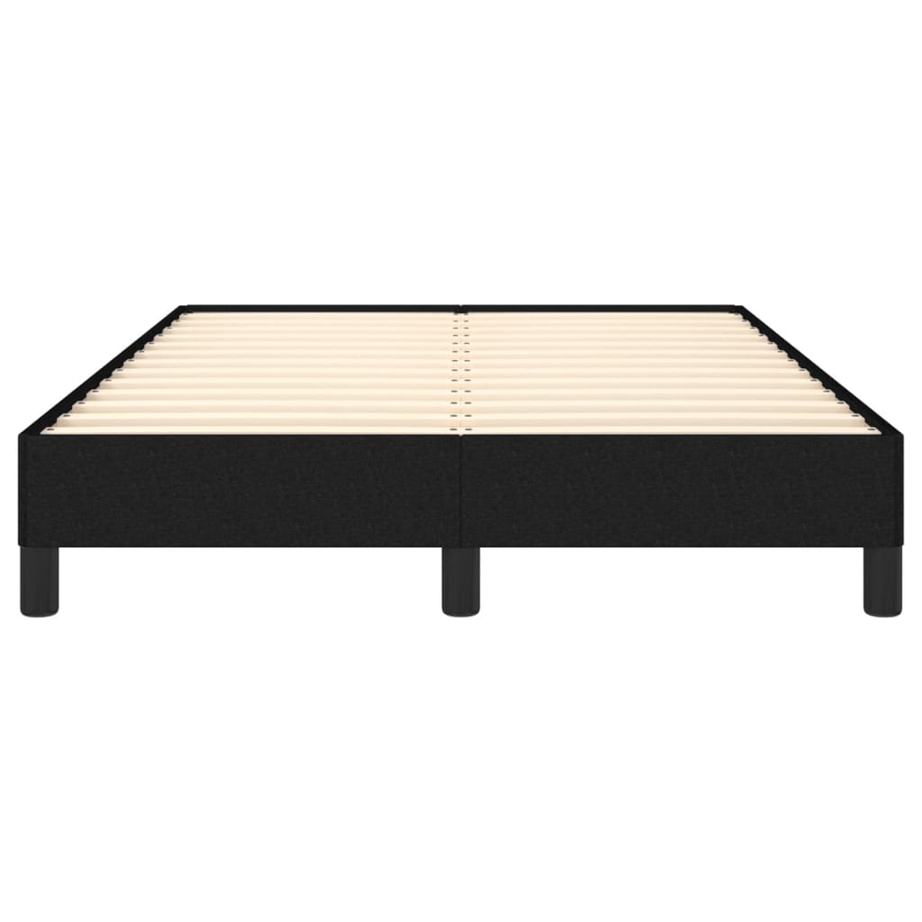 Cadre de lit sans matelas noir 120x190 cm tissu - XIOS