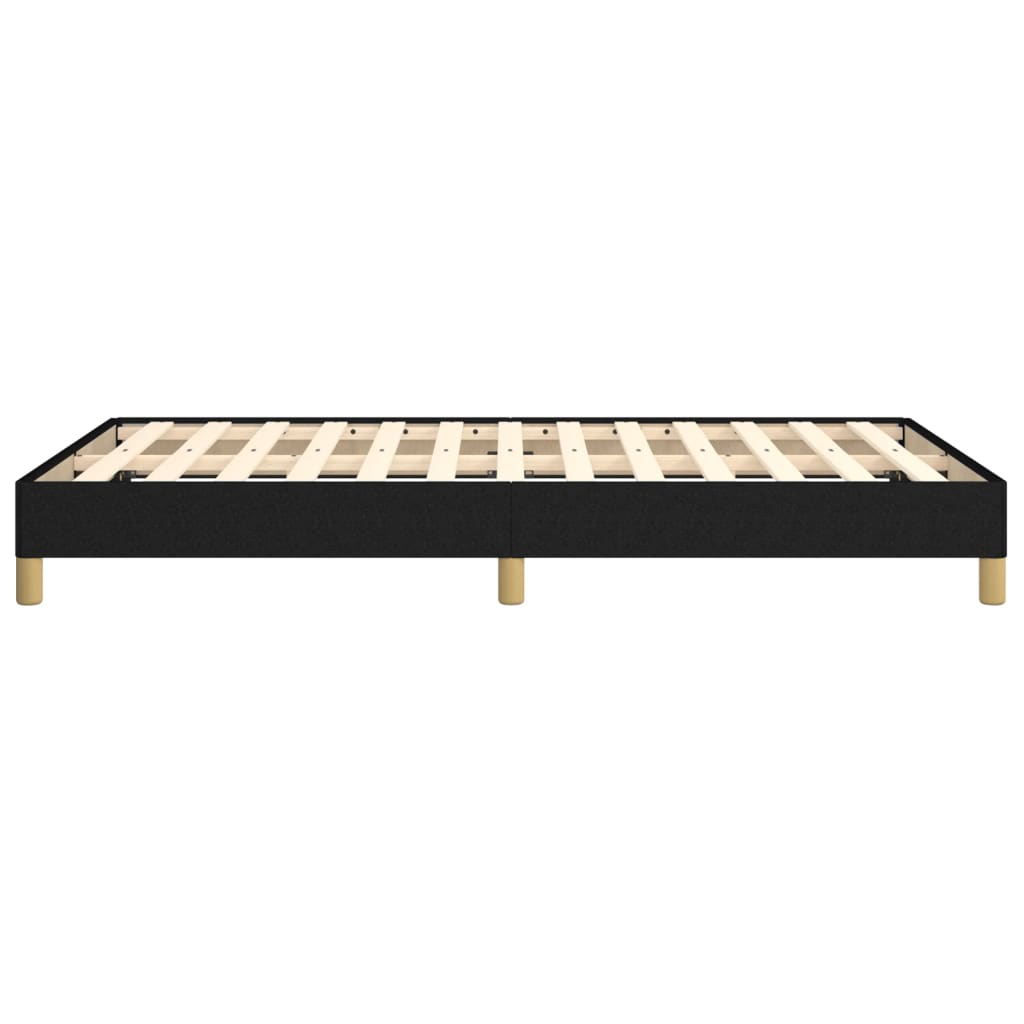 Cadre de lit sans matelas noir 120x190 cm tissu - XIOS