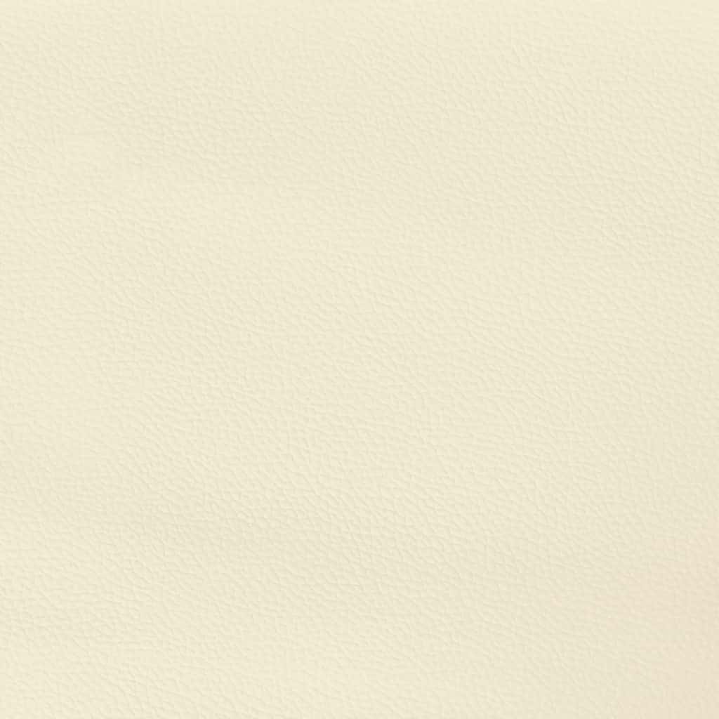 Cadre de lit sans matelas crème 120x190 cm similicuir - XIOS