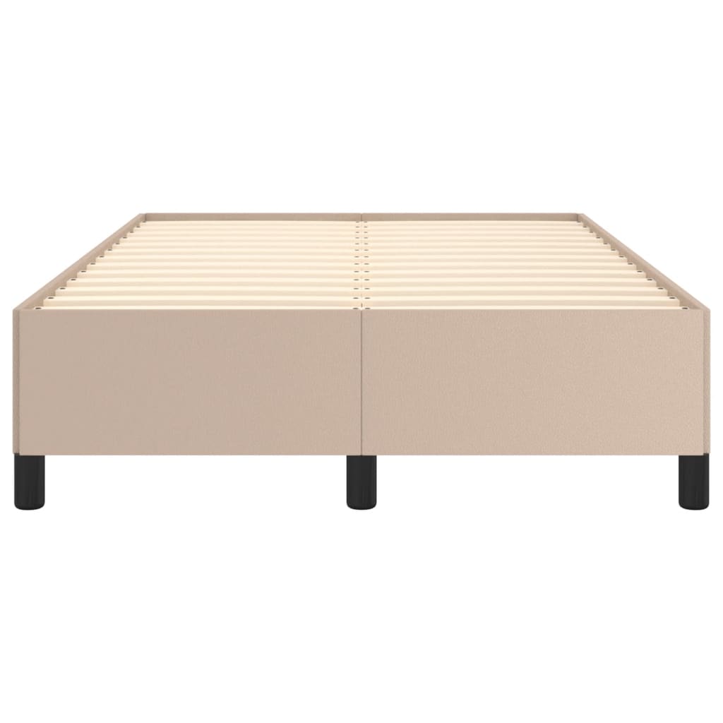 Cadre de lit sans matelas cappuccino 120x190 cm similicuir - XIOS
