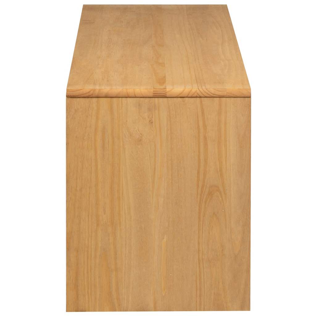 Meuble TV SAUDA chêne 99x43x55 cm bois de pin massif - XIOS